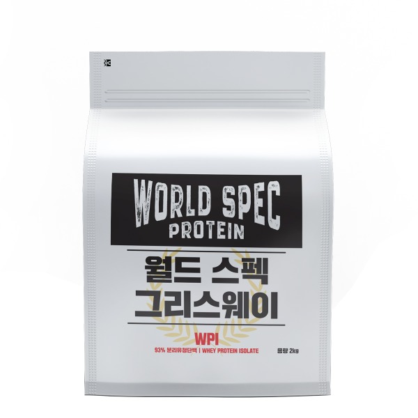 월드스펙 그리스웨이 위스콘신 WPI93% 단백질 헬스보충제 초코맛 2kg